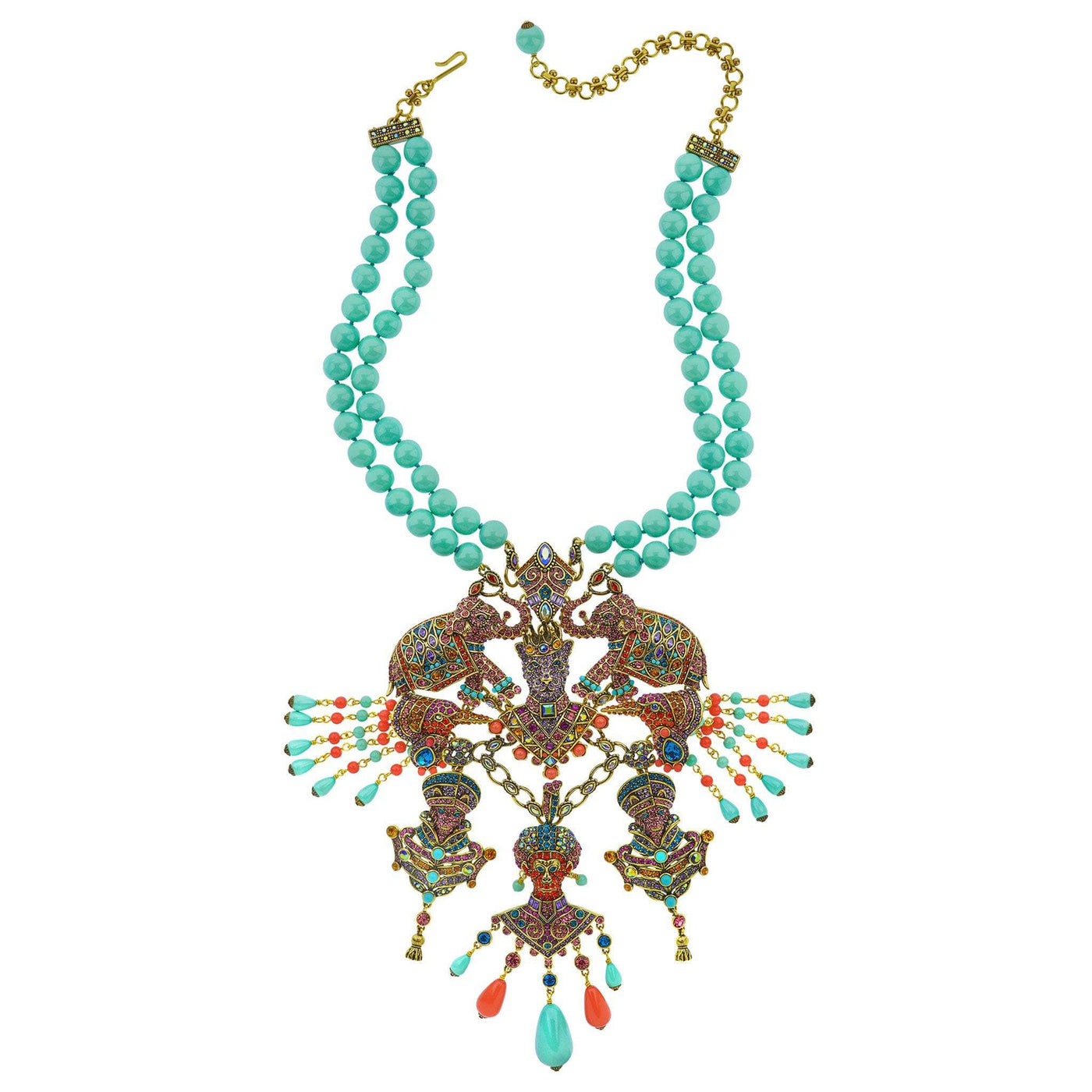 HEIDI DAUS® "Court Of Critters" Grande Crystal Necklace