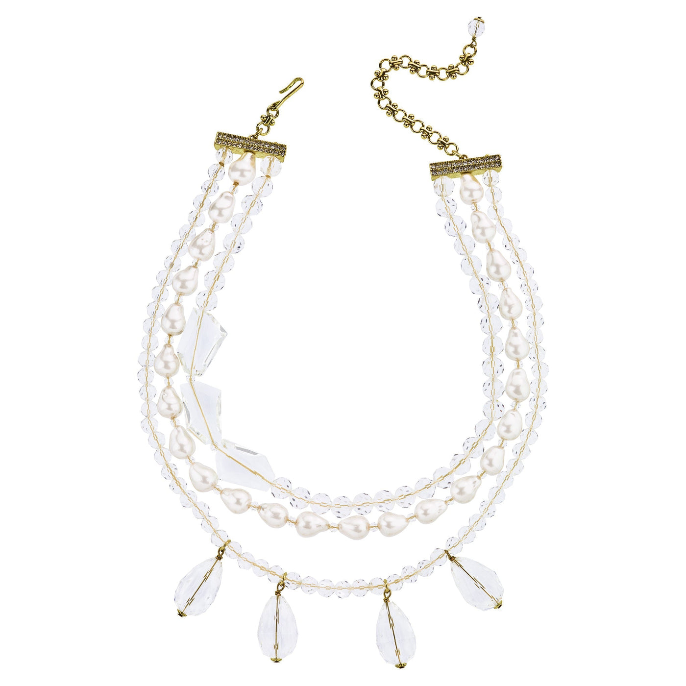 Heidi Daus®"Mindy Knows Best" Beaded Crystal Pendant Enhancer Necklace HEIDI DAUS®