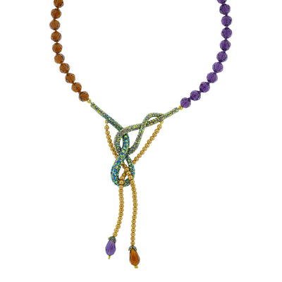 HEIDI DAUS®"Beautiful Melange" Beaded Crystal Deco Necklace