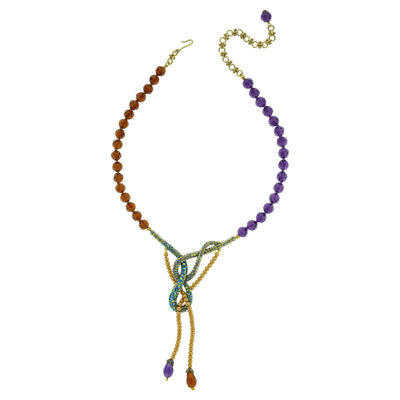 HEIDI DAUS®"Beautiful Melange" Beaded Crystal Deco Necklace