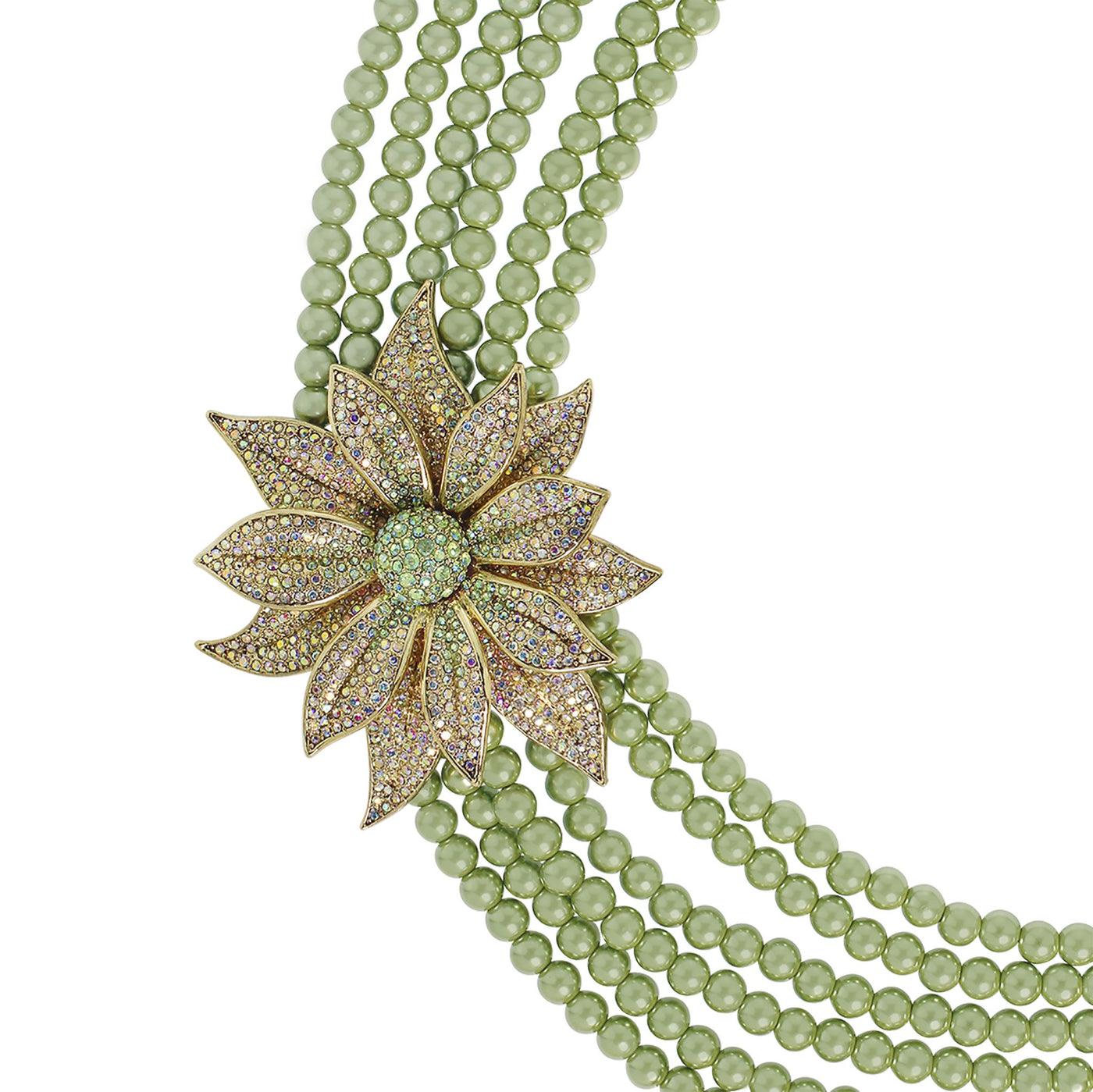 HEIDI DAUS®"Holiday Wishes" Beaded Crystal Floral Necklace - Heidi Daus®