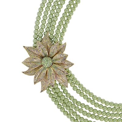 HEIDI DAUS®"Holiday Wishes" Beaded Crystal Floral Necklace - Heidi Daus®