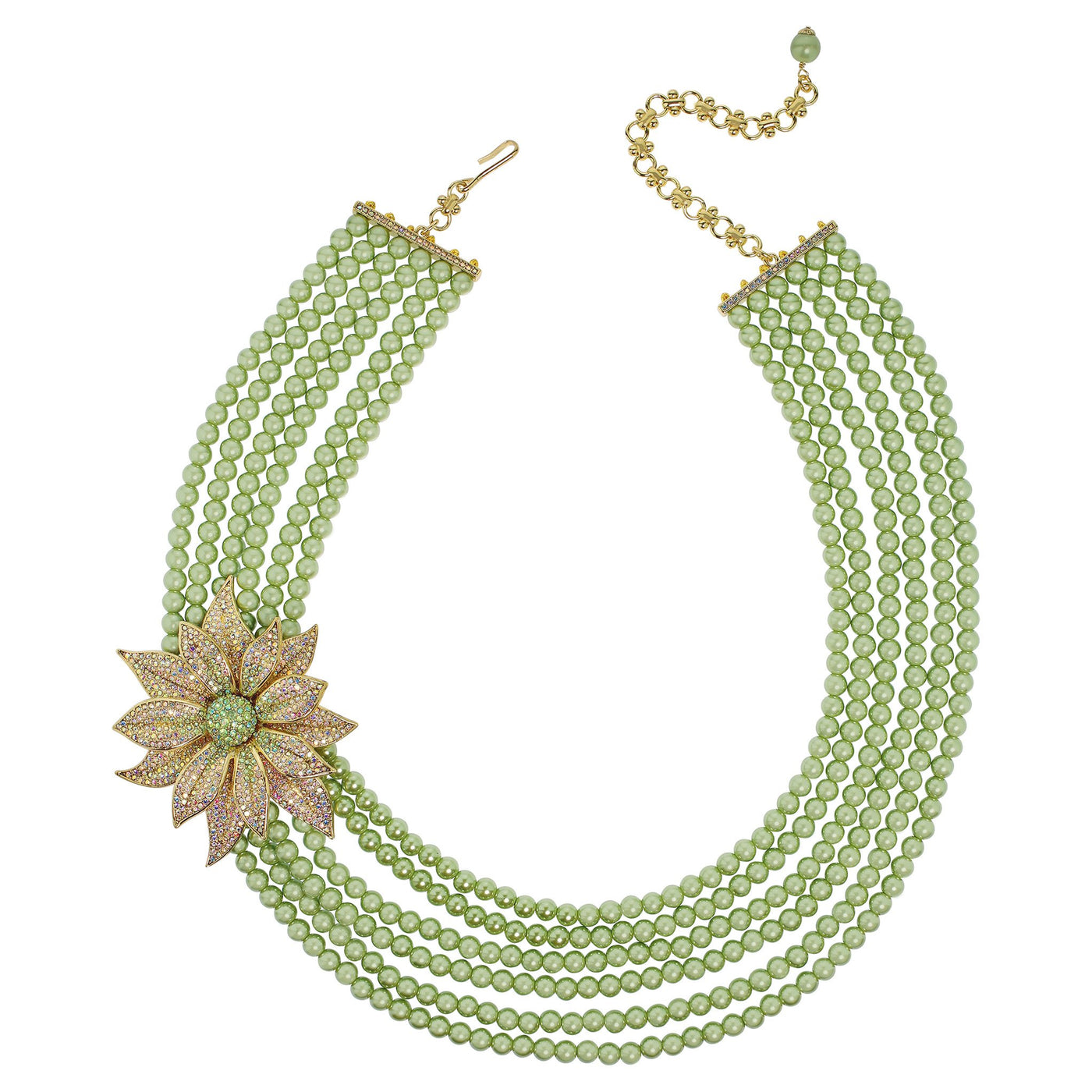 HEIDI DAUS®"Holiday Wishes" Beaded Crystal Floral Necklace - Heidi Daus®