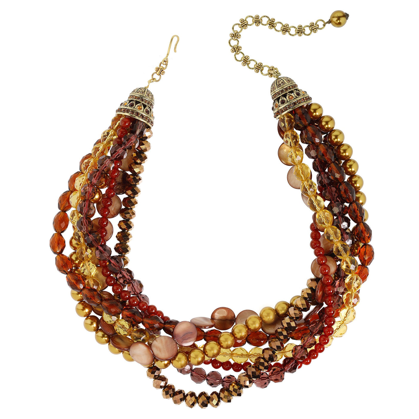 Heidi Daus®"Twinkling Torsade" Multi-Strand Twist Necklace - Heidi Daus®
