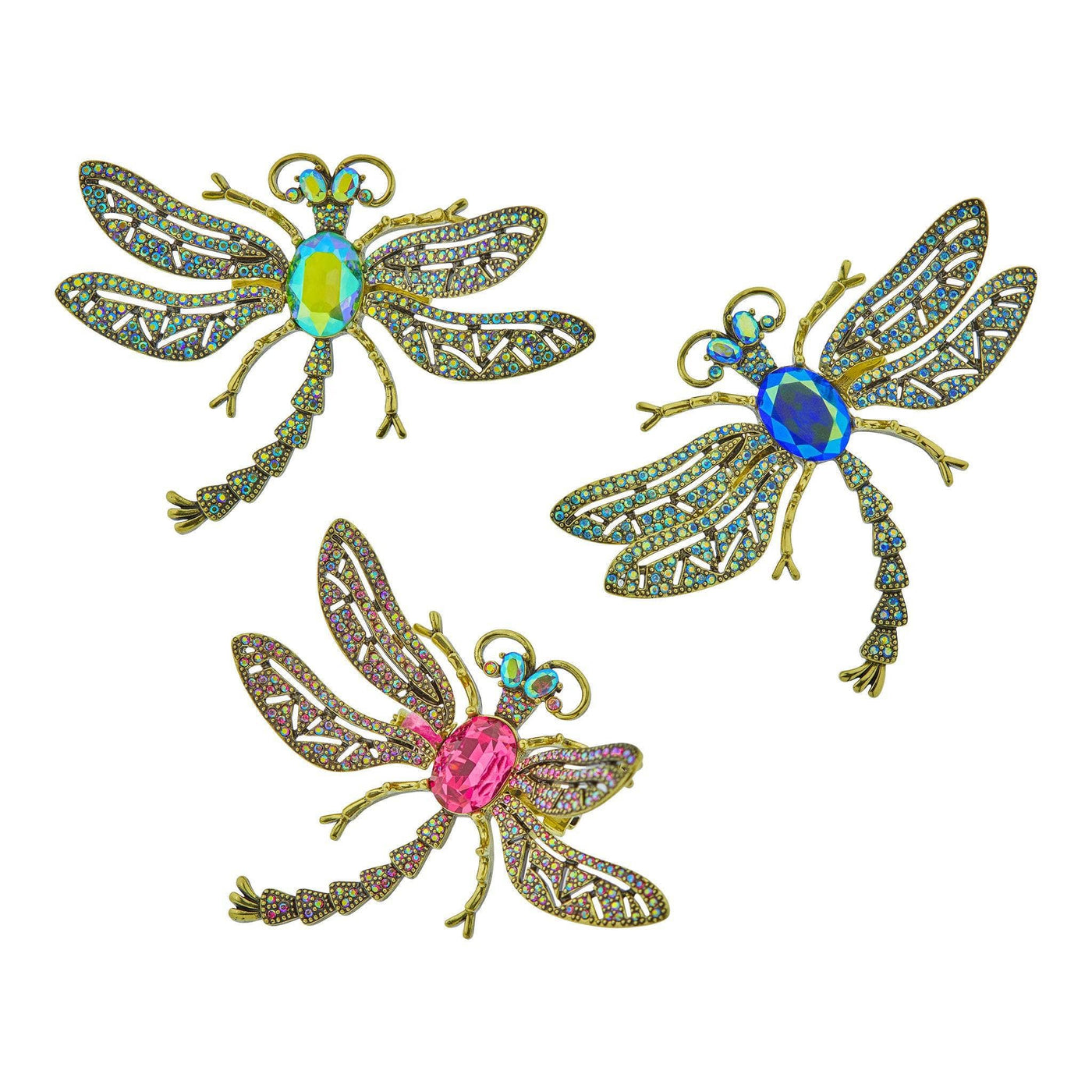 Heidi Daus® "Trembling Brilliance" Crystal Dragonfly Pin