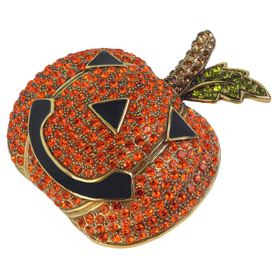 HEIDI DAUS® "Smashing Pumpkin" Enamel Crystal Pumpkin Pin - Heidi Daus®