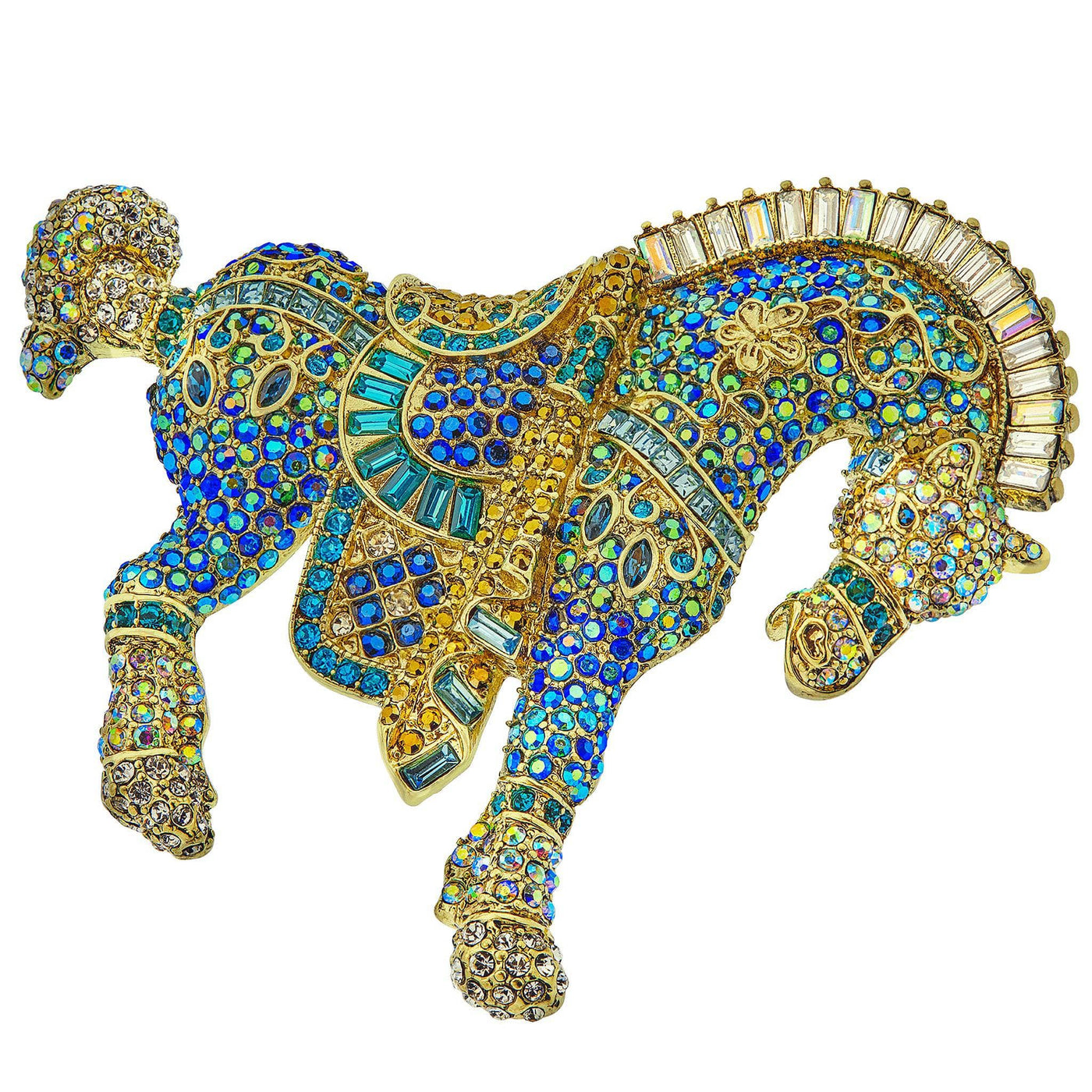 HEIDI DAUS®"Strong Horse" Crystal Horse Pin HEIDI DAUS®