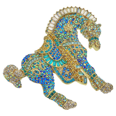 HEIDI DAUS®"Strong Horse" Crystal Horse Pin HEIDI DAUS®