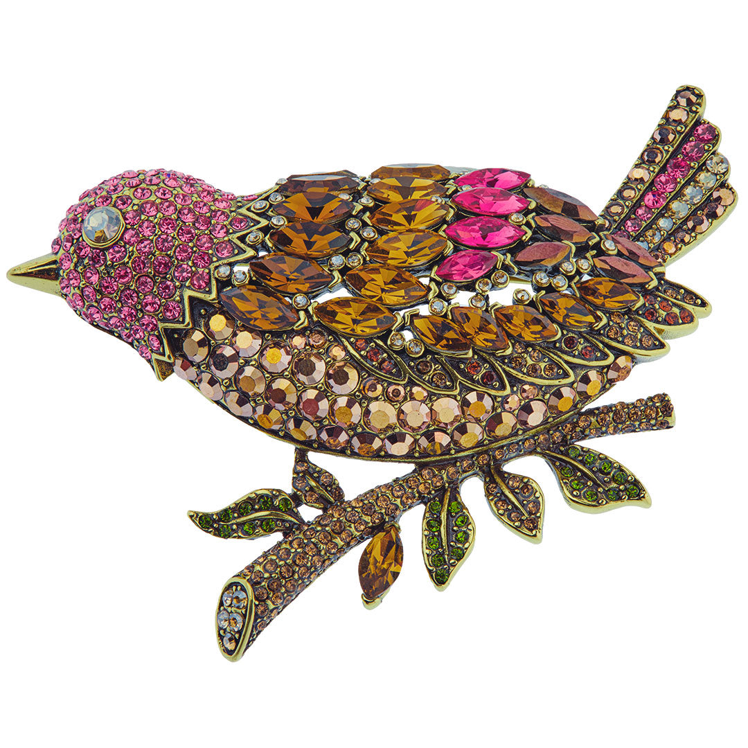 HEIDI DAUS® "Marquise Bird" Crystal Bird Pin