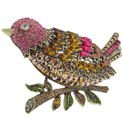 HEIDI DAUS® "Marquise Bird" Crystal Bird Pin