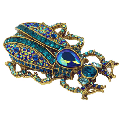 HEIDI DAUS®"Beetle Mania" Crystal Beetle Pin - Heidi Daus®