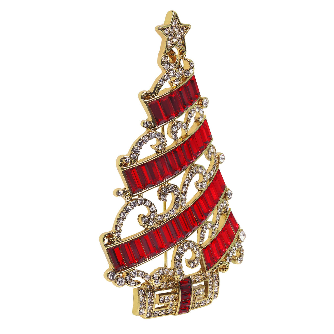 HEIDI DAUS®"Deco the Halls" Crystal Christmas Tree Pin