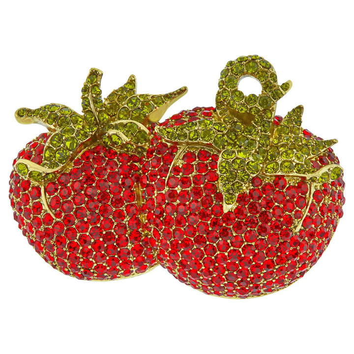 HEIDI DAUS®"Jersey Tomato" Crystal Vegetable Pin HEIDI DAUS®