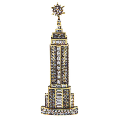 HEIDI DAUS®"Empire State Building" Crystal Empire State Building Pin HEIDI DAUS®