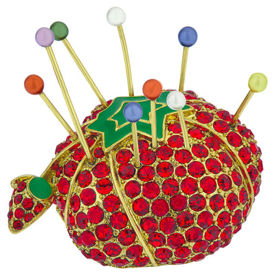 HEIDI DAUS® "Pin It With Love" Crystal & Enamel Pincushion Pin