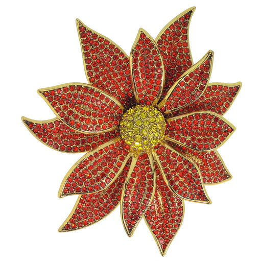 Heidi Daus®"Holiday Wishes" Crystal Flower Pin - Heidi Daus®