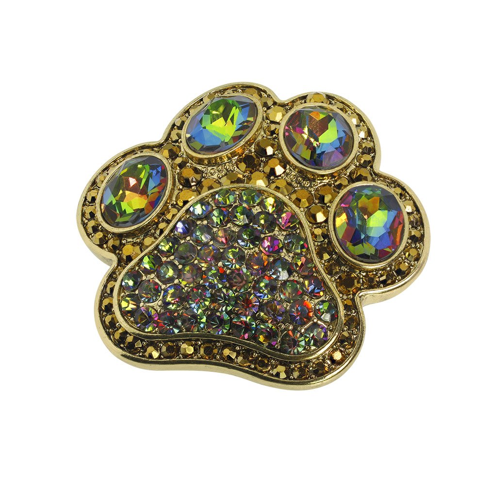 Heidi Daus®"Pretty Paw Print" Crystal Paw Pin - Heidi Daus®