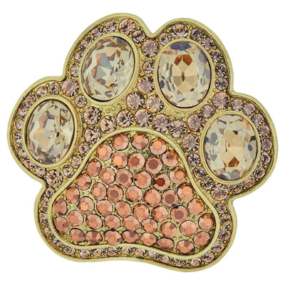 Heidi Daus®"Pretty Paw Print" Crystal Paw  Pin