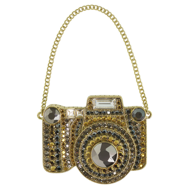HEIDI DAUS®"Say Cheese" Crystal Camera Pin - Heidi Daus®