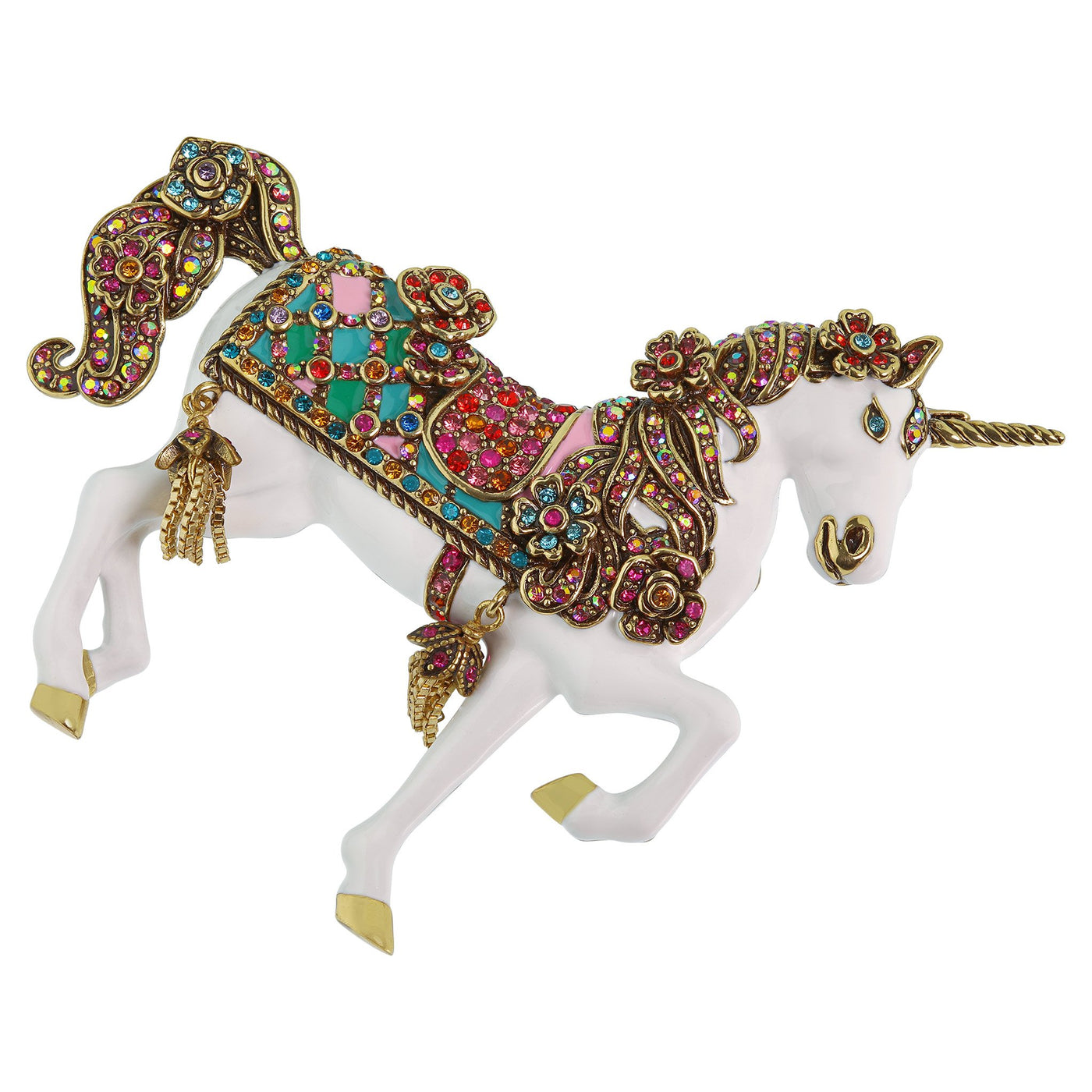 HEIDI DAUS® "Unicorn Queen" Enamel Crystal Unicorn Pin - Heidi Daus®