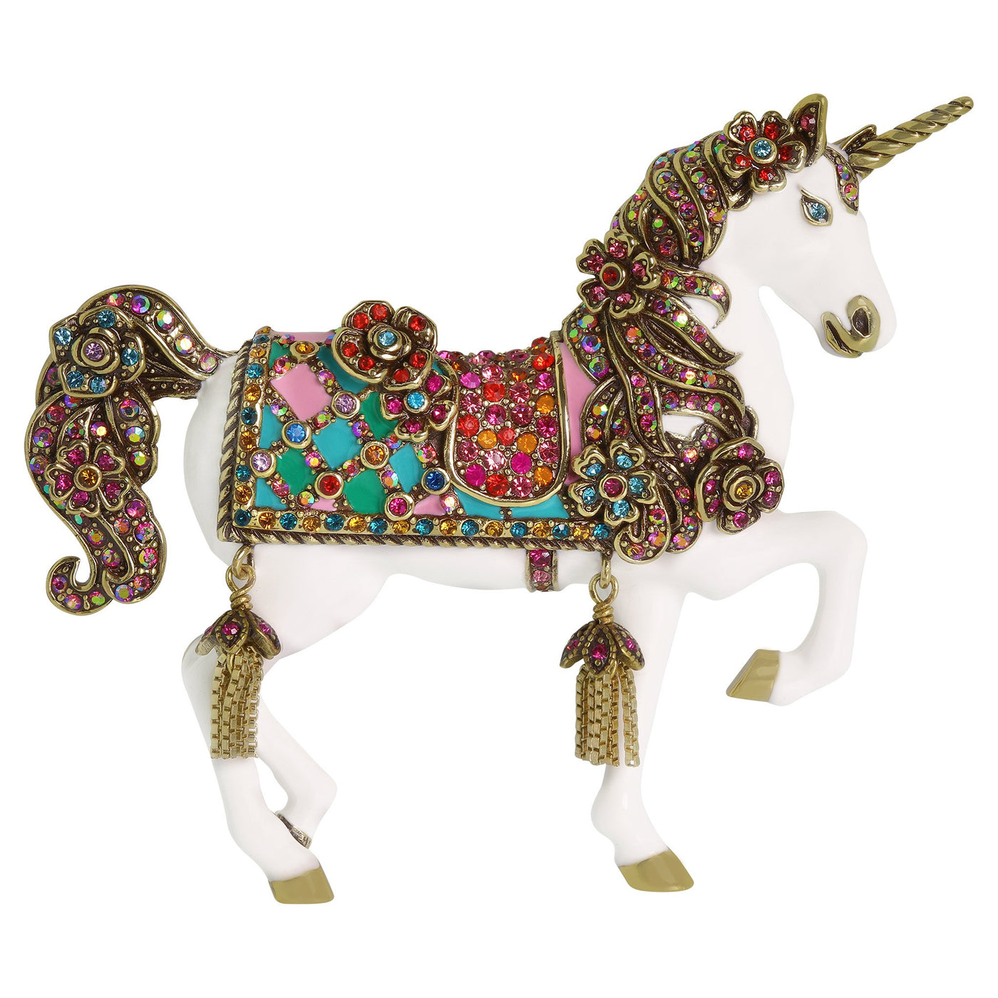 HEIDI DAUS® "Unicorn Queen" Enamel Crystal Unicorn Pin - Heidi Daus®