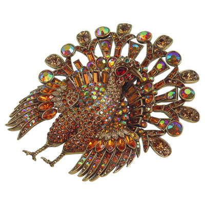 HEIDI DAUS®"Tyrone Turkey" Crystal Turkey Pin