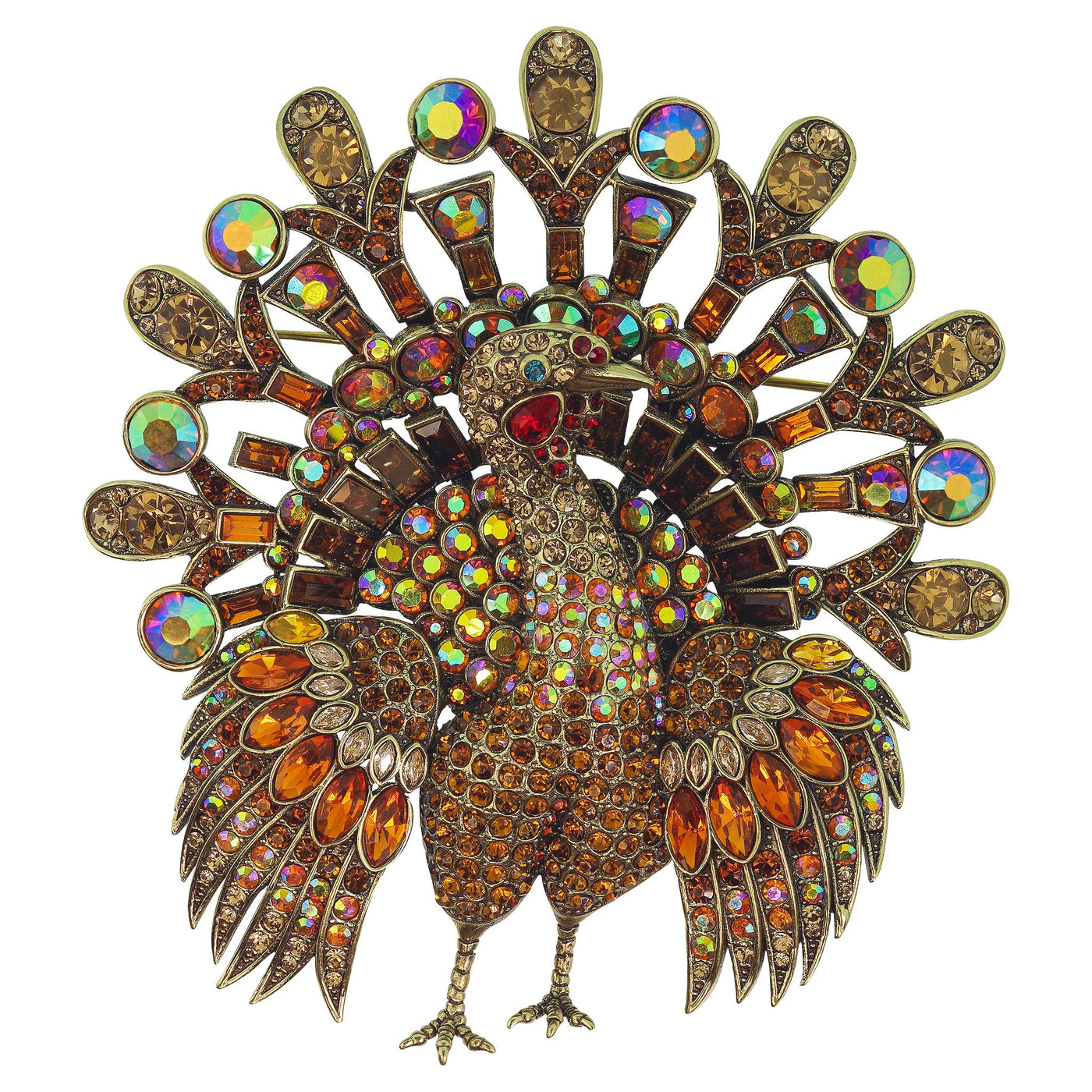 HEIDI DAUS®"Tyrone Turkey" Crystal Turkey Pin