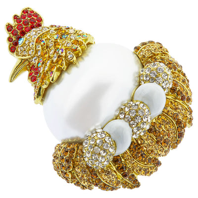 HEIDI DAUS®"Hen Party" Beaded Enamel Crystal Hen Pin HEIDI DAUS®