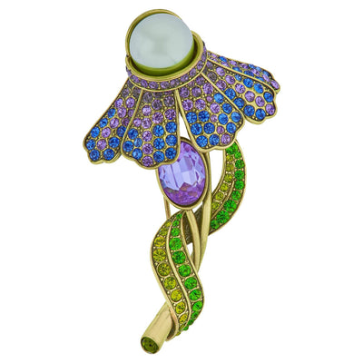 HEIDI DAUS®"Echinacea" Beaded Crystal Floral Pin