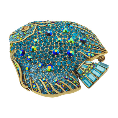 HEIDI DAUS®"Too Cool For School" Crystal fish Pin