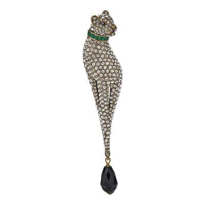 HEIDI DAUS®"Joanie's Divine Feline" Beaded Crystal Cat Pin