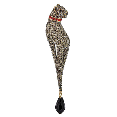 HEIDI DAUS®"Joanie's Divine Feline" Beaded Crystal Cat Pin