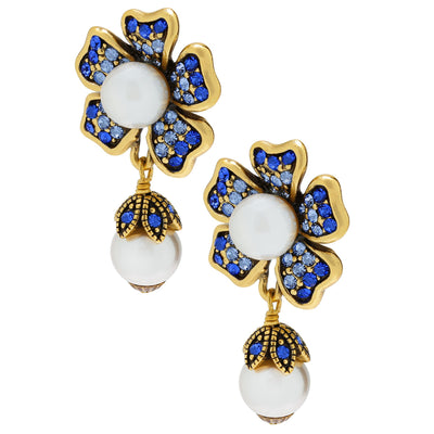 "Dazzling Dogwood" Beaded Crystal Earring - Heidi Daus®