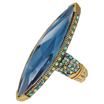 HEIDI DAUS®"Fabulous Feng Shui" Crystal Crystal Oversized Ring