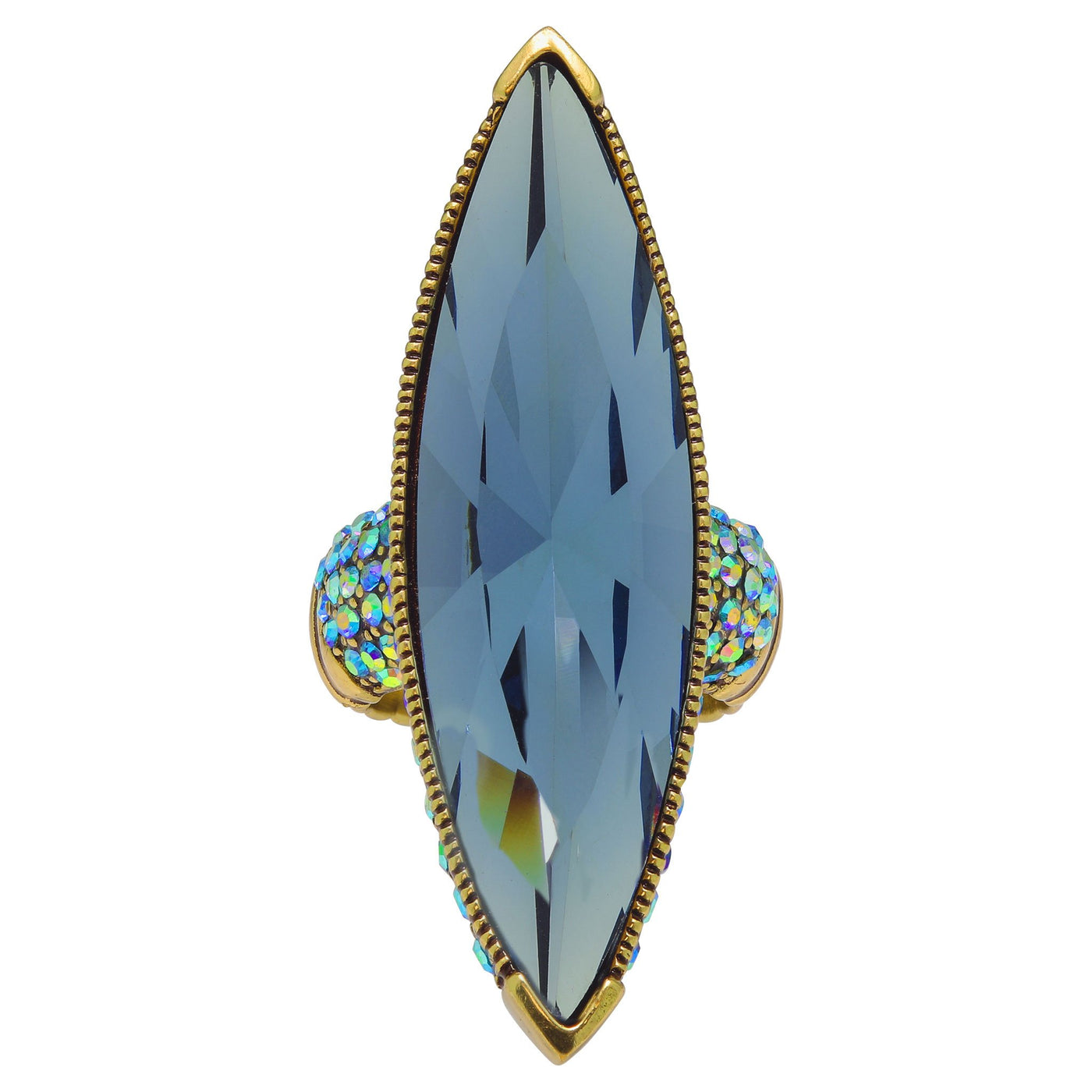 HEIDI DAUS®"Fabulous Feng Shui" Crystal Crystal Oversized Ring