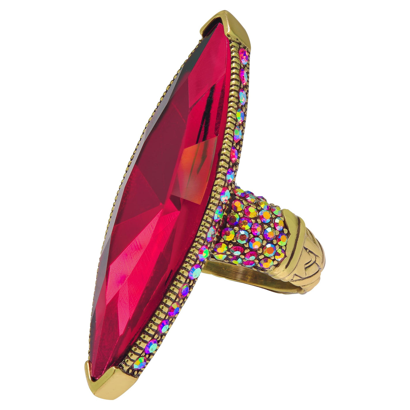 HEIDI DAUS®"Fabulous Feng Shui" Crystal Crystal Oversized Ring