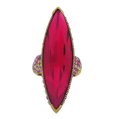 HEIDI DAUS®"Fabulous Feng Shui" Crystal Crystal Oversized Ring