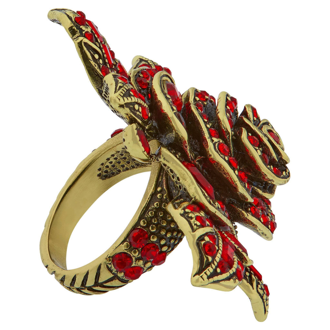 HEIDI DAUS®"Enchanted Beauty" Crystal Floral Ring
