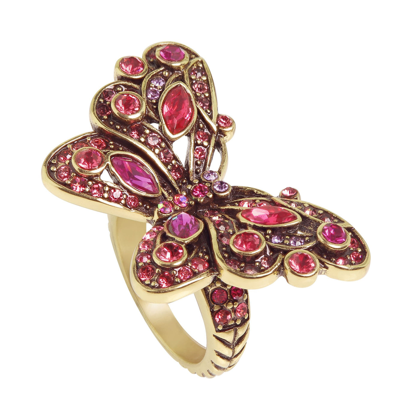 HEIDI DAUS®"Mosaic Monarch" Crystal Butterfly Ring - Heidi Daus®