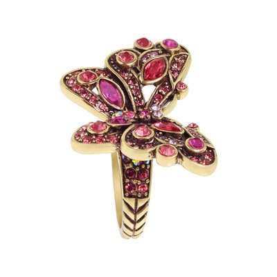 HEIDI DAUS®"Mosaic Monarch" Crystal Butterfly Ring - Heidi Daus®