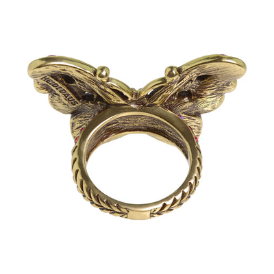 HEIDI DAUS®"Mosaic Monarch" Crystal Butterfly Ring - Heidi Daus®