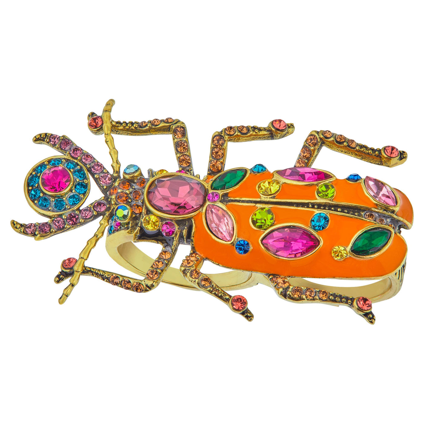 HEIDI DAUS®"Big Critter" Enamel Crystal Critter Ring