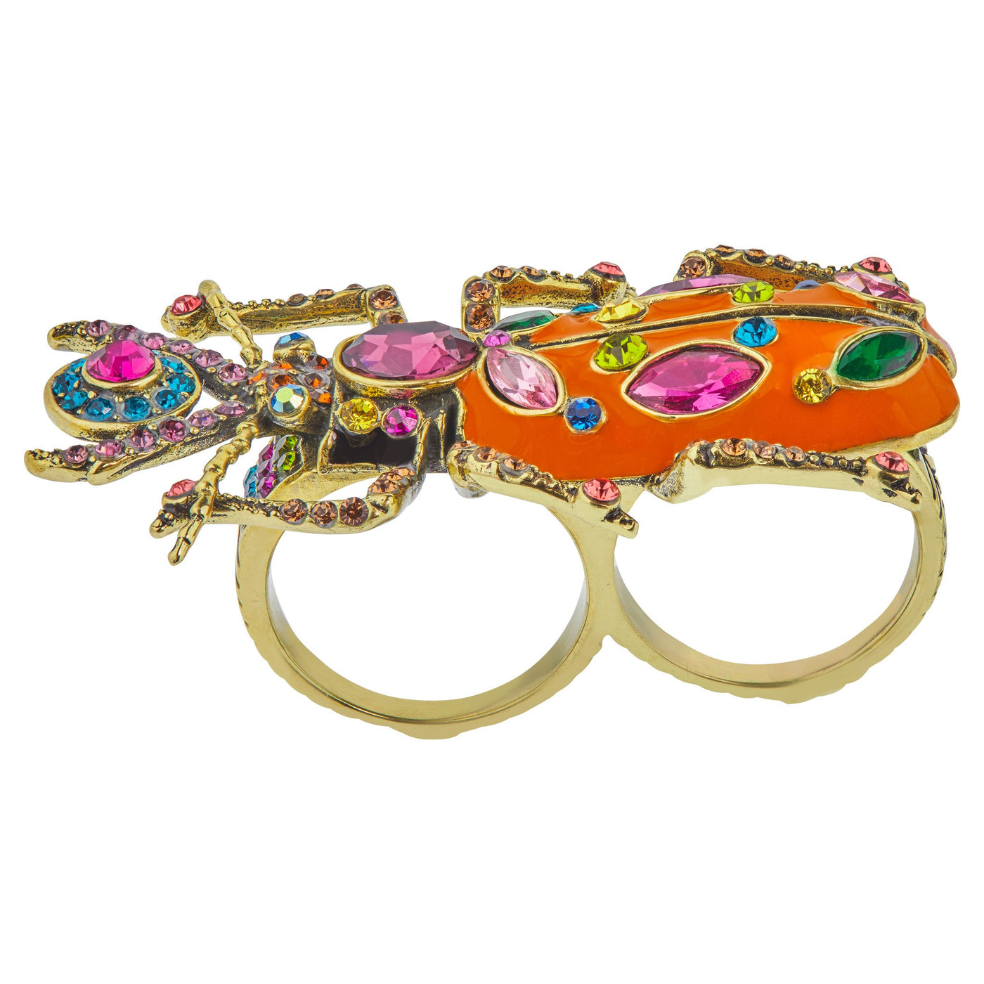 HEIDI DAUS®"Big Critter" Enamel Crystal Critter Ring