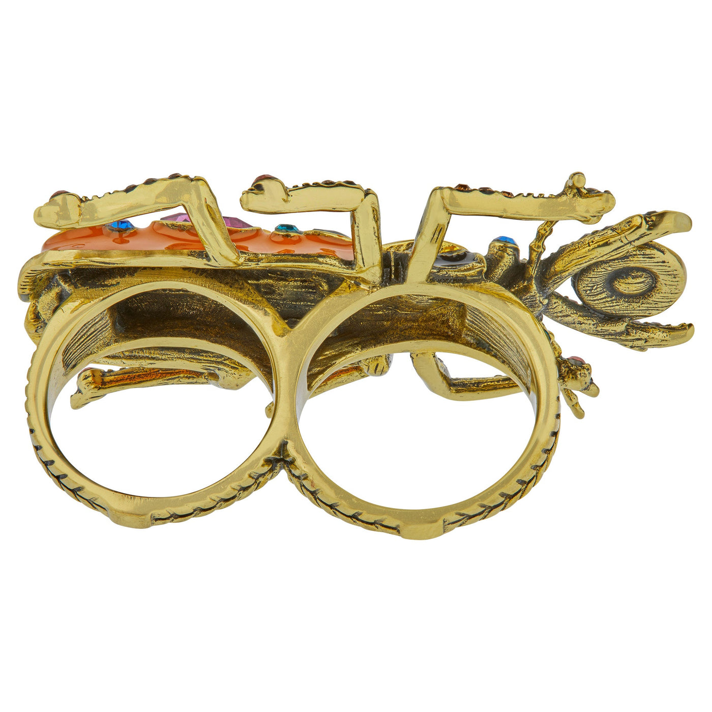 HEIDI DAUS®"Big Critter" Enamel Crystal Critter Ring