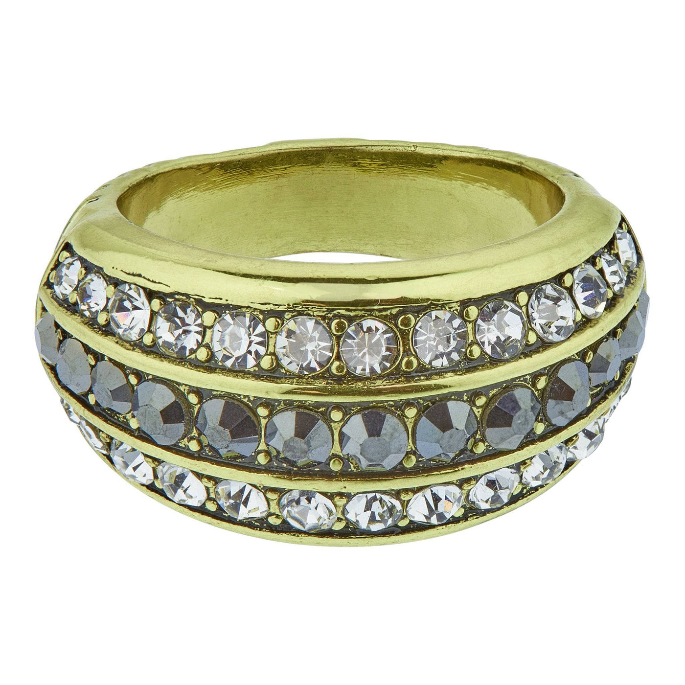HEIDI DAUS®"Link in My Chain" Crystal Deco Ring