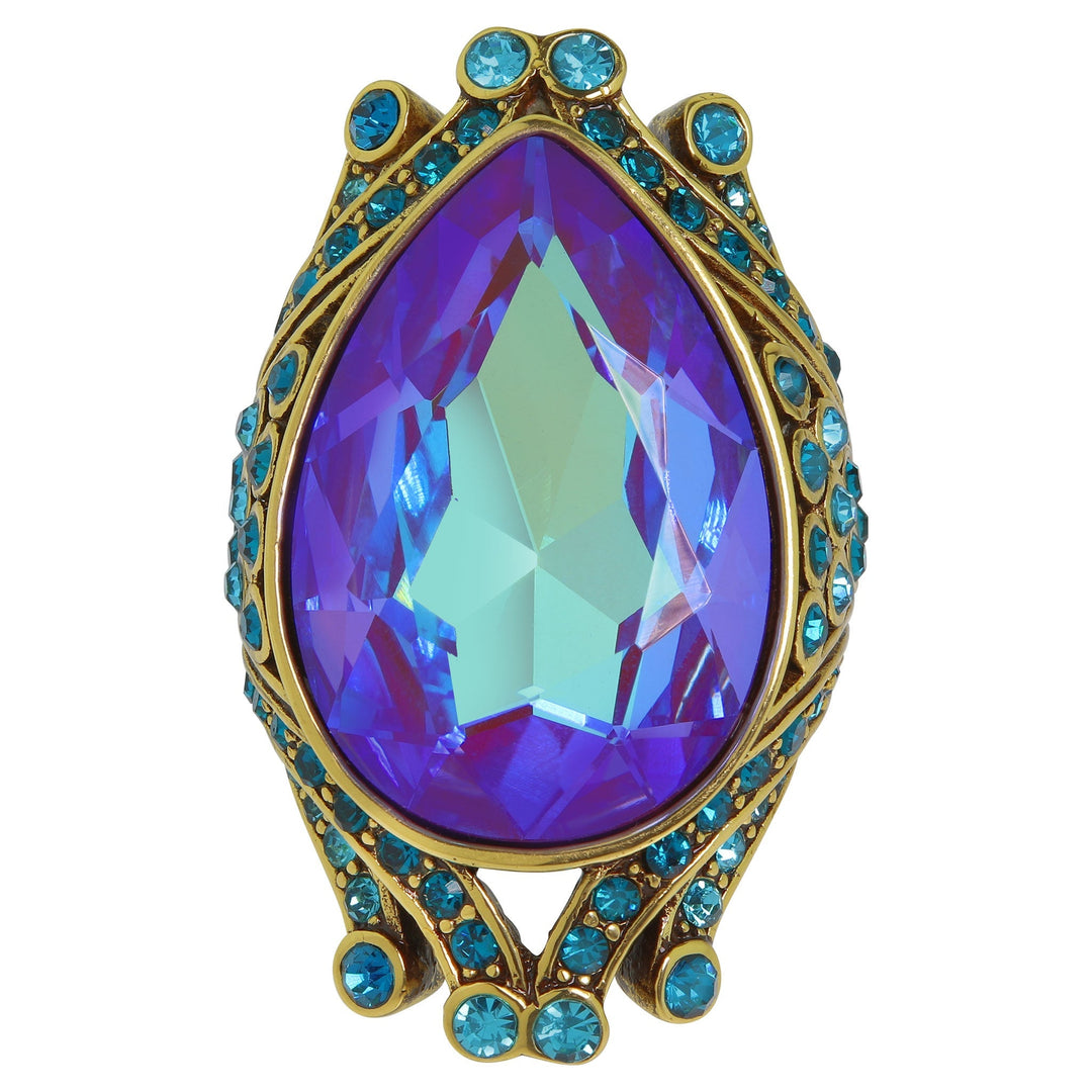 HEIDI DAUS®"Make Some Waves" Crystal Statement Ring HEIDI DAUS®