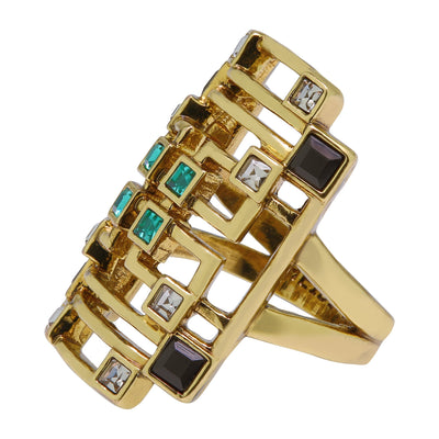 HEIDI DAUS®"A-mazing" Crystal Deco Ring - Heidi Daus®