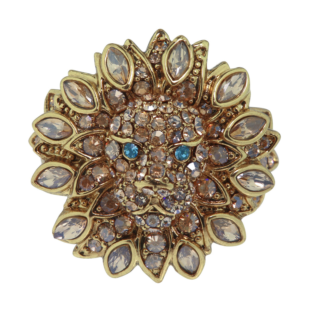 HEIDI DAUS®"Lion In The Sun" Crystal Lion Ring - Heidi Daus®