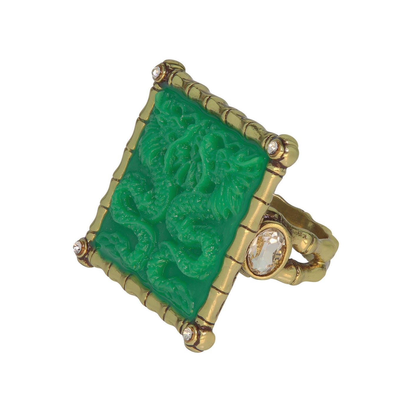 HEIDI DAUS®"Lots of Luck Dragon" Crystal  Dragon Ring