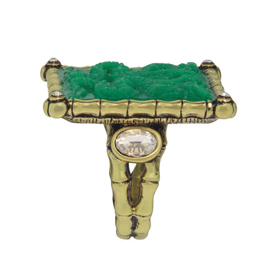 HEIDI DAUS®"Lots of Luck Dragon" Crystal  Dragon Ring